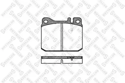 Комплект тормозных колодок, дисковый тормоз STELLOX купить